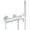 Grohe Essence Bateria wannowa natynkowa chrom 25249001